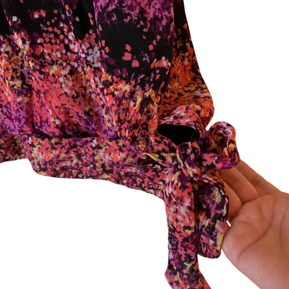 Purple and multi color women tops | Short sleeves | Size PL - Picture 5 of 5